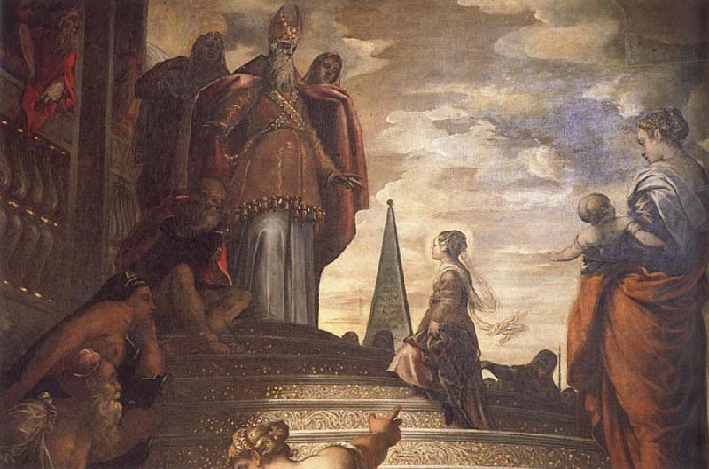 Jacopo Tintoretto Presentation of the Virgin at the Temple oil painting picture